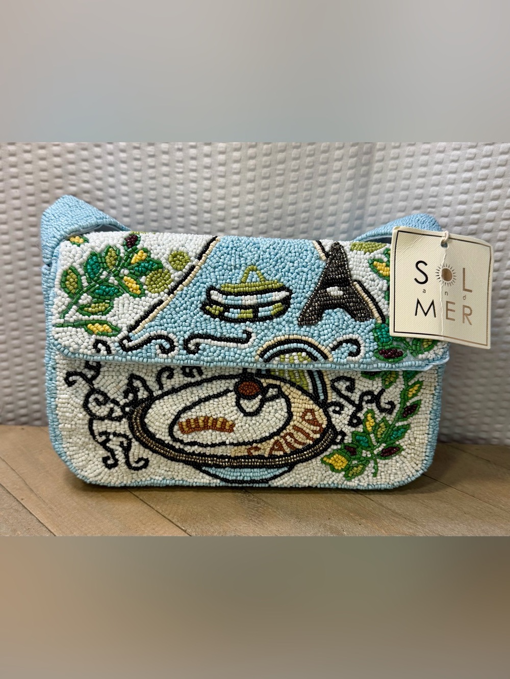 Viral Sol & Mer Beaded Paris Shoulder Bag…TJMaxx & Marshalls